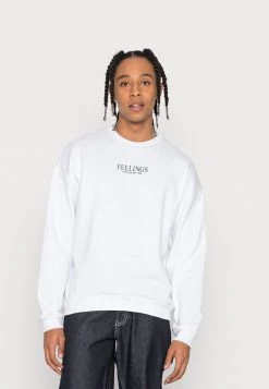 Kaotiko - Herren CREW FEELINGS - Sweatshirt - White
