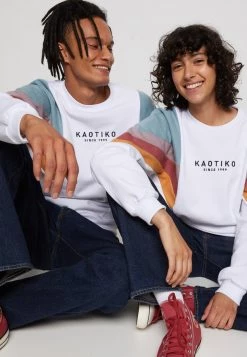 Kaotiko UNISEX CREW SEATTLE - Sweatshirt - Blanco -Kaotiko || Fire And Glory Populaire Magasin 027f2f8de60a4ad3b11e73b2779a6442