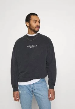 Kaotiko UNISEX CREW TIE DYE EYES TALK - Sweatshirt - Black -Kaotiko || Fire And Glory Populaire Magasin 081ff8617df4419997708744c39c61ac