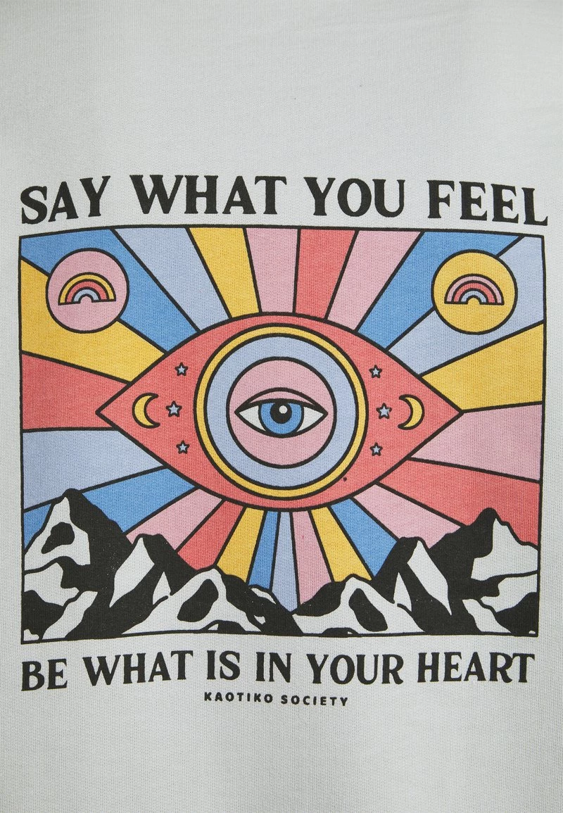 Kaotiko - Herren SUD CAP EYE SAY - Sweatshirt - Cemento 5 Kaotiko - Herren SUD CAP EYE SAY - Sweatshirt - Cemento – Bild 3