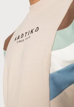 Kaotiko CREW SEATTLE UNISEX - Sweatshirt - Beige/brown/fresh Green -Kaotiko || Fire And Glory Populaire Magasin 0b4a9d4b3a764f1e8a91536a67a5e04a