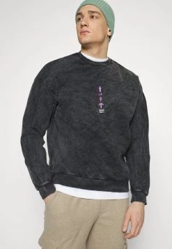 Kaotiko CREW WASHED RUINS UNISEX - Sweatshirt - Black -Kaotiko || Fire And Glory Populaire Magasin 0ee367b14868409fb093351feeed85d6