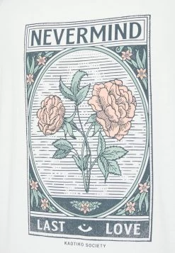 Kaotiko NEVERMIND UNISEX - T-Shirt Print - White -Kaotiko || Fire And Glory Populaire Magasin 0f6f150b1511470791d70b2b0f8e2e27