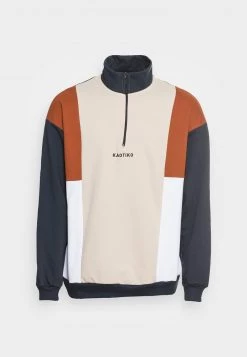 Kaotiko CREW SEAN UNISEX - Sweatshirt - Beige/caramel -Kaotiko || Fire And Glory Populaire Magasin 116da5ec63f9433b82adb5874e5e2da5