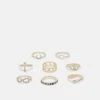 Fire & Glory NUSIA 8 PACK - Ring - Gold-coloured - Damen -Kaotiko || Fire And Glory Populaire Magasin 12c3c9f6cfe14fb69c34715881251fb8