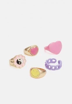 Fire & Glory HAPPI 5 PACK - Ring - Gold-coloured - Damen -Kaotiko || Fire And Glory Populaire Magasin 134bb5ec59024b67bd882d5ca3b3f1e7