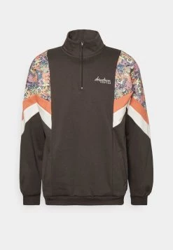 Kaotiko CREW JEAN BAHAMAS UNISEX - Sweatshirt - Grey/apricot/ivory