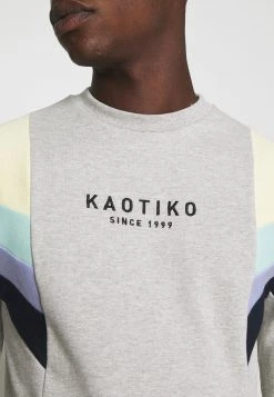 Kaotiko CREW SEATTLE - Sweatshirt - Grey/yellow/green/grape/navy - Unisex -Kaotiko || Fire And Glory Populaire Magasin 175bceade61b45d984f3a4217879e48d