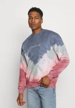 Kaotiko UNISEX- CREW TIE DYE BUSTER - Sweatshirt - Dark Blue