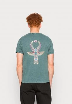 Kaotiko WASHED UNISEX - T-Shirt Print - Green
