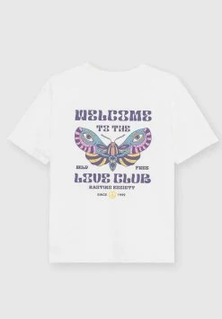 Kaotiko WASHED LOVE CLUB - T-Shirt Print - Blanco - Damen -Kaotiko || Fire And Glory Populaire Magasin 1a023a8ee86c40b58cab28c7bfc41df6