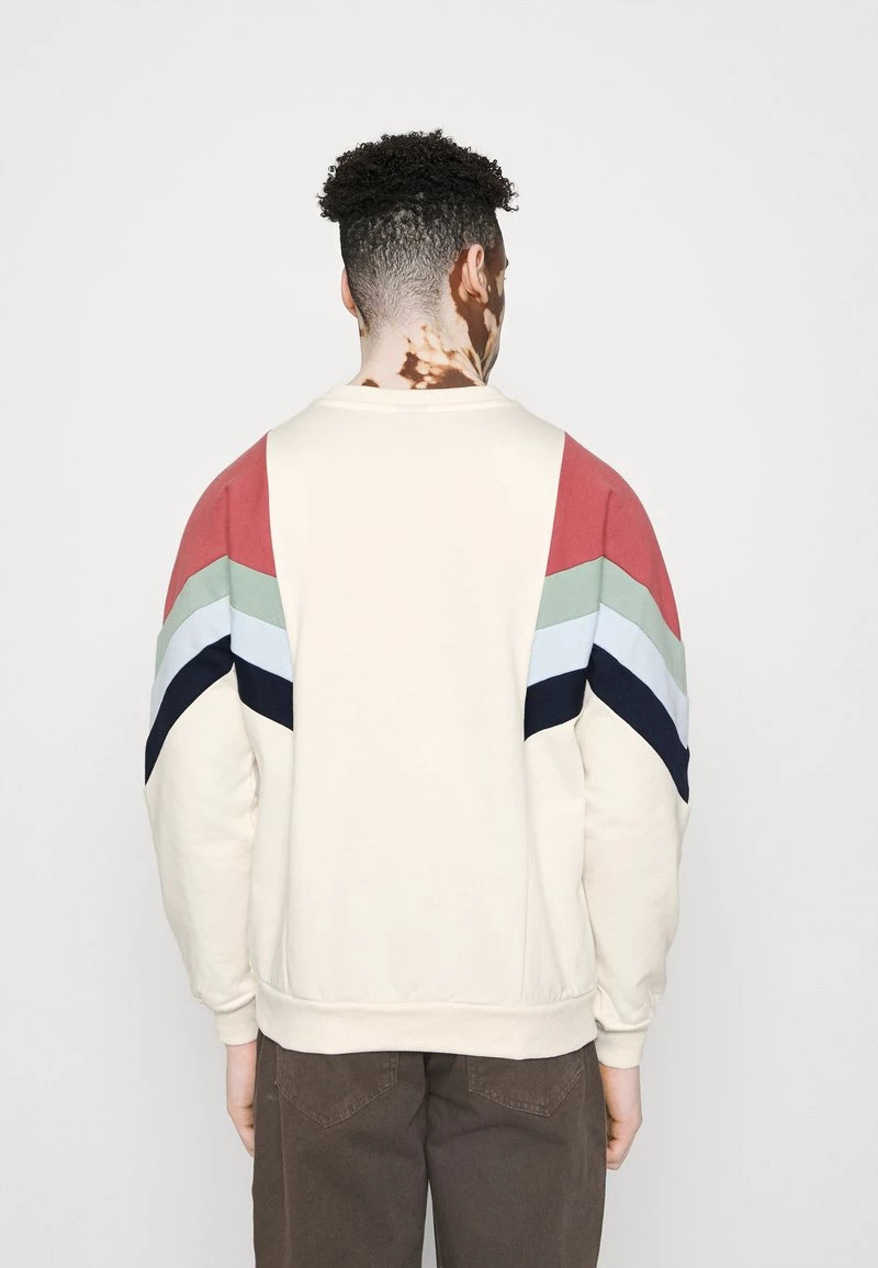 Kaotiko - Unisex CREW SEATTLE - Sweatshirt - Marfil/burgundy 5 Kaotiko - Unisex CREW SEATTLE - Sweatshirt - Marfil/burgundy – Bild 3