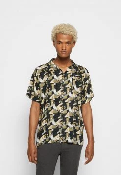 Kaotiko CAMISA BLOCKS UNISEX - Hemdbluse - Black -Kaotiko || Fire And Glory Populaire Magasin 1d12e72f4f0d46bc9db6358f23da9bdf