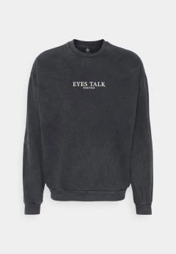 Kaotiko UNISEX CREW TIE DYE EYES TALK - Sweatshirt - Black -Kaotiko || Fire And Glory Populaire Magasin 1f1b36de0f81471db0a5aba7c0023b29