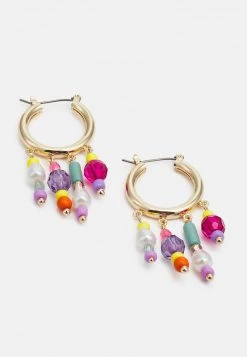 Fire & Glory GITTE HOOP EARRINGS - Ohrringe - Gold-coloured/multi - Damen -Kaotiko || Fire And Glory Populaire Magasin 2072677721594d728541c931655e41a5