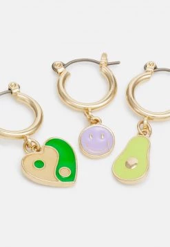 Fire & Glory JANICE HOOP EARRINGS 4 PACK - Ohrringe - Gold-coloured/multi - Damen -Kaotiko || Fire And Glory Populaire Magasin 22bff29e62c54d8b9fd7c195a9a87418