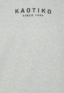 Kaotiko - Unisex SUD CAP WALKER - Sweatshirt - Grey/rouge/jade -Kaotiko || Fire And Glory Populaire Magasin 22ccf14755c84ab793641bb1b0df15fc