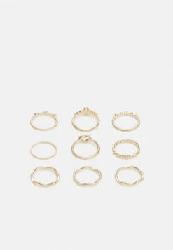 Fire & Glory - Damen GABI 9 PACK - Ring - Gold-coloured/mop Clear -Kaotiko || Fire And Glory Populaire Magasin 26ef6af7584a478ab1648fa6305a2e7f