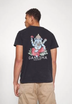Kaotiko WASHED GANESHA UNISEX - T-Shirt Print - Black -Kaotiko || Fire And Glory Populaire Magasin 28185105e2db4c6a903e097b1446b064