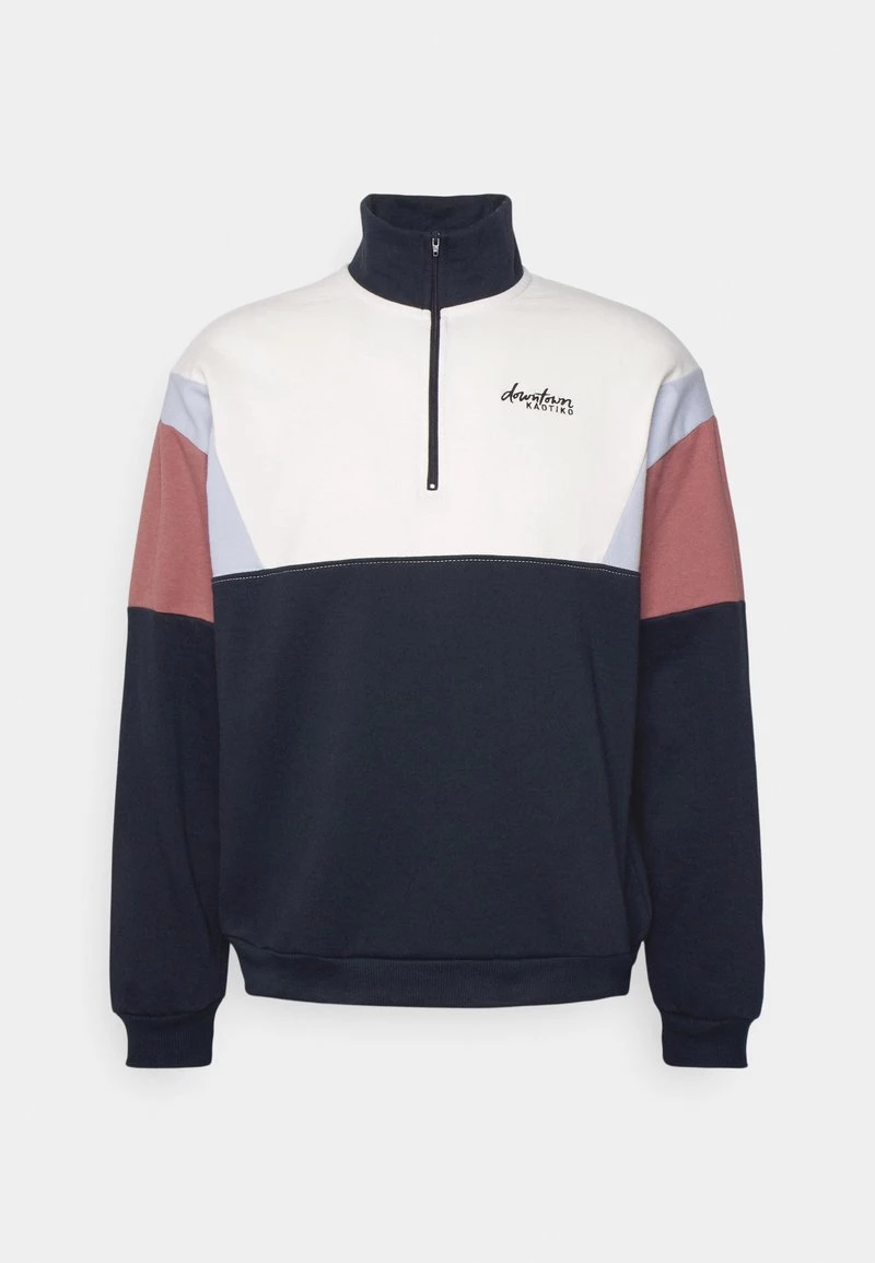 Kaotiko - Herren CREW COLIN - Sweatshirt - Navy/baby Blue 7 Kaotiko - Herren CREW COLIN - Sweatshirt - Navy/baby Blue – Bild 5