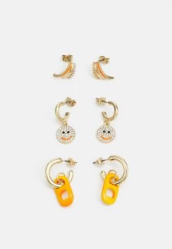 Fire & Glory - Damen LAI EARRINGS 3 PACK - Ohrringe - Gold-coloured/multi