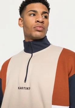 Kaotiko CREW SEAN UNISEX - Sweatshirt - Beige/caramel -Kaotiko || Fire And Glory Populaire Magasin 2aed1248e631492ab1d54b1f7b6b2990