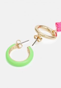 Fire & Glory - Damen MAOLA HOOP EARRINGS 4 PACK - Ohrringe - Gold-coloured/multi -Kaotiko || Fire And Glory Populaire Magasin 2c8ab2cb1f54444197470c39f8b4fffa