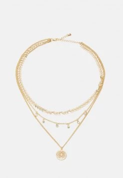 Fire & Glory - Damen FGEGGI COMBI NECKLACE - Halskette - Gold-coloured