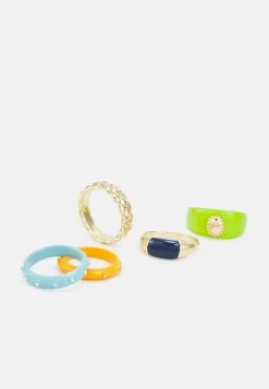 Fire & Glory KATHARINA 5 PACK - Ring - Gold-coloured/multi - Damen -Kaotiko || Fire And Glory Populaire Magasin 2f8eec4d5ae64745a6d01fa9aba4d5bd