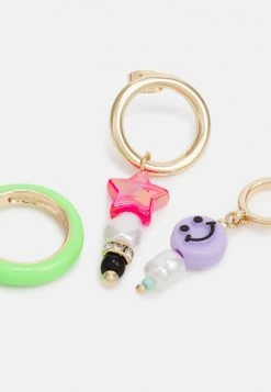 Fire & Glory - Damen MAOLA HOOP EARRINGS 4 PACK - Ohrringe - Gold-coloured/multi -Kaotiko || Fire And Glory Populaire Magasin 311878e63a134e0d8f7abc5660196535