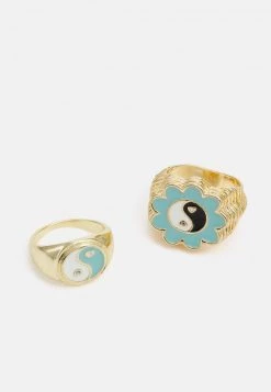 Fire & Glory - Damen VIOLA 4 PACK - Ring - Gold-coloured/multi-coloured -Kaotiko || Fire And Glory Populaire Magasin 316e49b4cf1f40d0b35030c66bd4026f