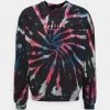 Kaotiko CREW TIE DYE SPIRAL UNISEX - Sweatshirt - Black/purple -Kaotiko || Fire And Glory Populaire Magasin 32291152f8e04402808d8729f11a1c91