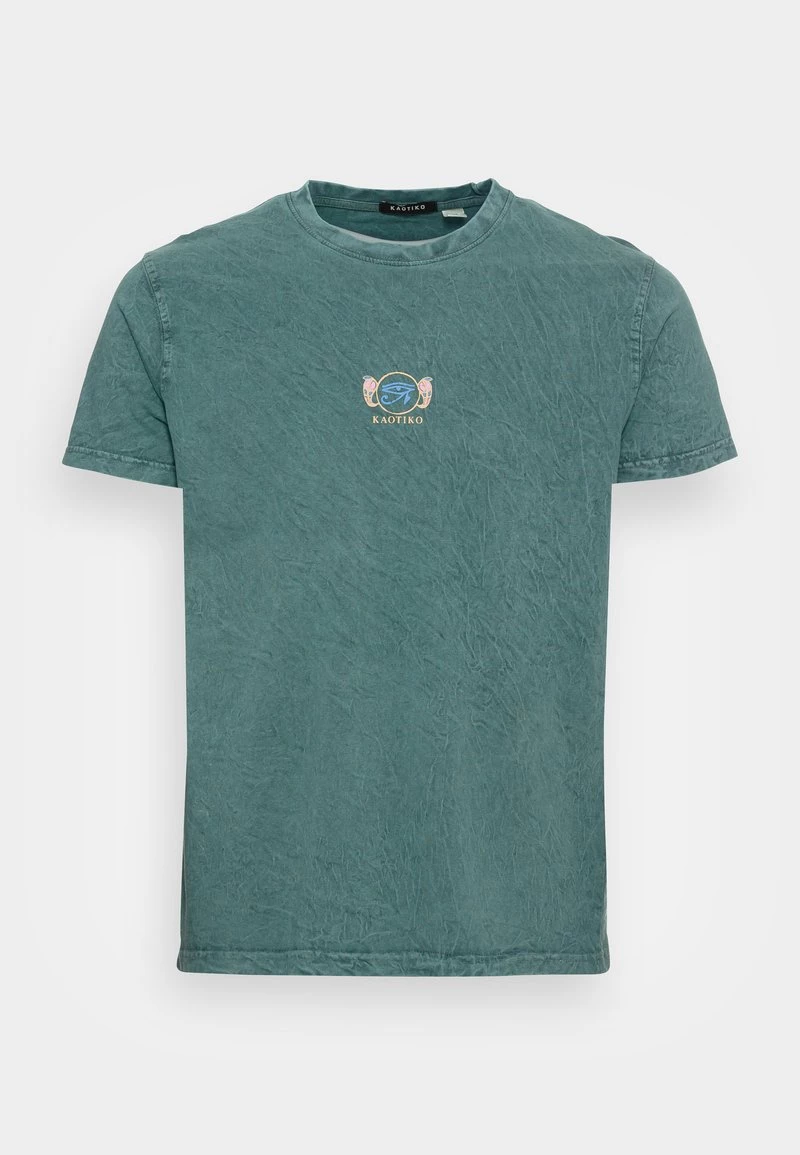 Kaotiko WASHED UNISEX - T-Shirt Print - Green 6 Kaotiko WASHED UNISEX - T-Shirt Print - Green – Bild 4