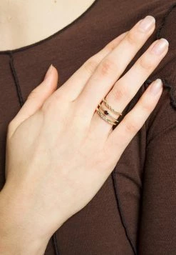 Fire & Glory - Damen VILMORING 8 PACK - Ring - Gold-coloured