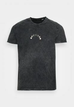 Kaotiko - Unisex WASHED COSMIC SNAKE - T-Shirt Print - Black -Kaotiko || Fire And Glory Populaire Magasin 3e9520c20fa447e1b49e1542dbff8f08