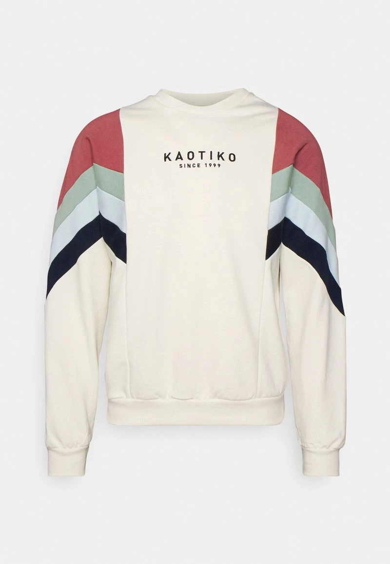 Kaotiko - Unisex CREW SEATTLE - Sweatshirt - Marfil/burgundy 7 Kaotiko - Unisex CREW SEATTLE - Sweatshirt - Marfil/burgundy – Bild 5