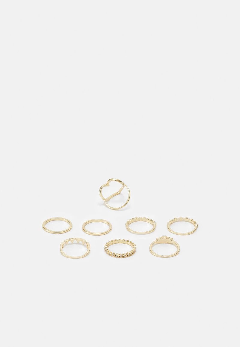Fire & Glory FGMISSE 8 PACK - Ring - Gold-coloured/clear - Damen 4 Fire & Glory FGMISSE 8 PACK - Ring - Gold-coloured/clear - Damen – Bild 2