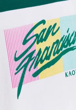 Kaotiko CREW SAN FRANCISCO UNISEX - Sweatshirt - White -Kaotiko || Fire And Glory Populaire Magasin 486916e55ece4f99820a22cffc01e1e9