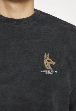 Kaotiko CREW WASHED PHARAOH UNISEX - Sweatshirt - Black -Kaotiko || Fire And Glory Populaire Magasin 52109400d7bf4801afc8873f882d7480