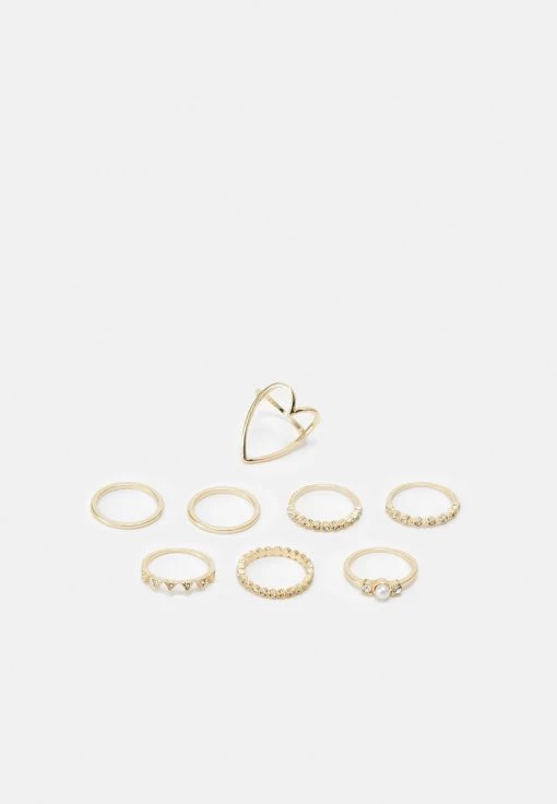 Fire & Glory FGMISSE 8 PACK - Ring - Gold-coloured/clear - Damen -Kaotiko || Fire And Glory Populaire Magasin 537afb2a486a4305a0f8f280b580af4b