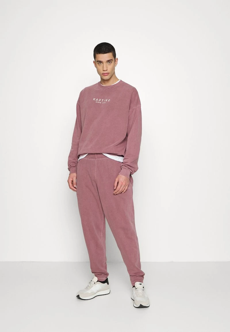 Kaotiko - Herren CREW ALAN - Sweatshirt - Rouge 4 Kaotiko - Herren CREW ALAN - Sweatshirt - Rouge – Bild 2