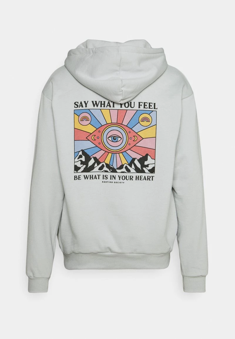Kaotiko - Herren SUD CAP EYE SAY - Sweatshirt - Cemento 4 Kaotiko - Herren SUD CAP EYE SAY - Sweatshirt - Cemento – Bild 2