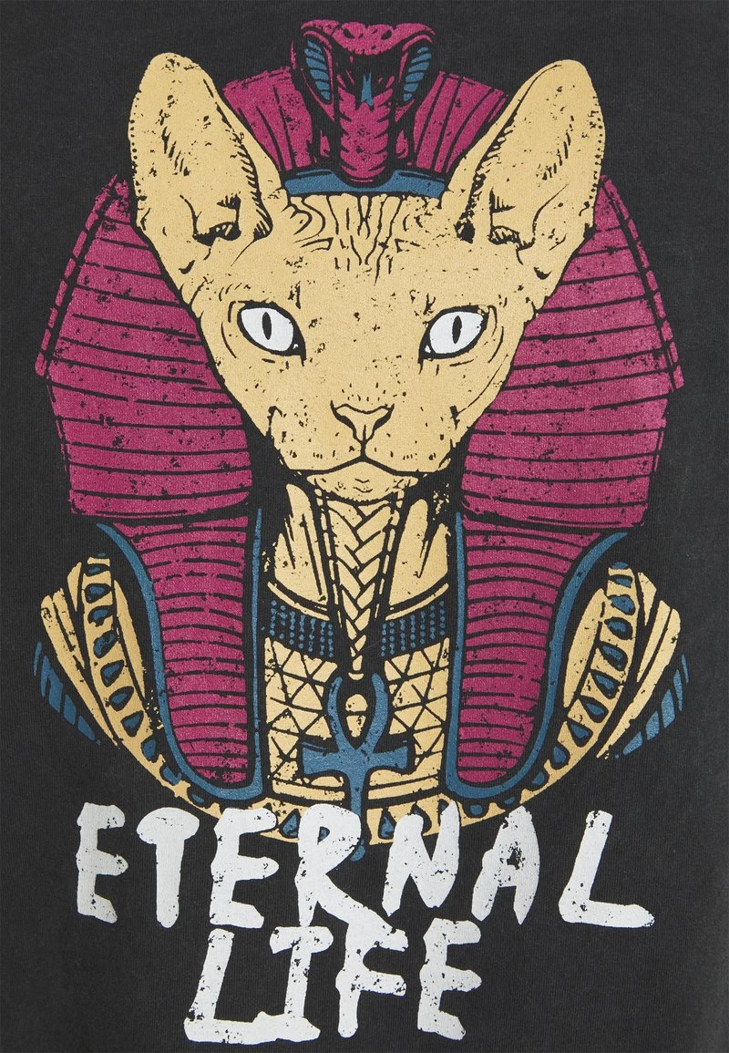 Kaotiko ETERNAL LIFE SPHYNX - T-Shirt Print - Black - Herren 5 Kaotiko ETERNAL LIFE SPHYNX - T-Shirt Print - Black - Herren – Bild 3