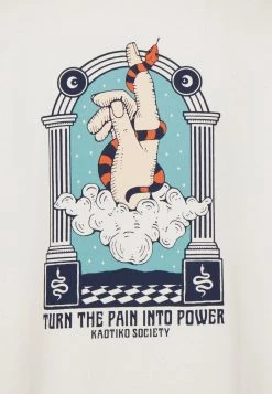 Kaotiko HAND SNAKE - Sweatshirt - Ivory - Herren -Kaotiko || Fire And Glory Populaire Magasin 5a47166fc2e343de9cb4cc30ba18e40f