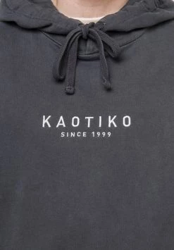 Kaotiko - Herren Kapuzenpullover - Washed Black -Kaotiko || Fire And Glory Populaire Magasin 5aea1e0b2b0944f1b608f09426ba0261