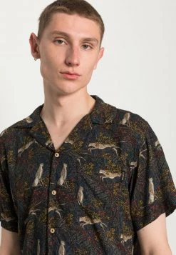 Kaotiko CAMISA CHEETAH UNISEX - Hemd - Navy -Kaotiko || Fire And Glory Populaire Magasin 603b7546f983463d915ad97282dee066