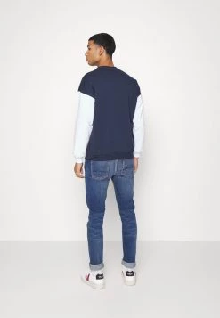 Kaotiko CREW PORTLAND - Sweatshirt - Navy/burgundy - Herren -Kaotiko || Fire And Glory Populaire Magasin 607387d36b184de49732ad26558e4d91