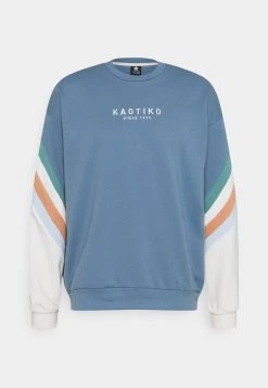Kaotiko CREW WALKER UNISEX - Sweatshirt - Azul Fly/marfil - Herren