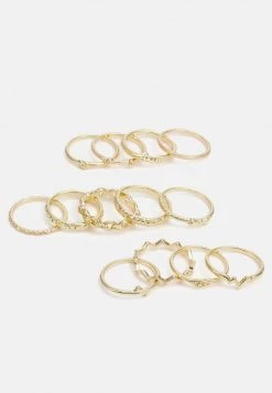 Fire & Glory - Damen KATRINE 13 PACK - Ring - Gold-coloured -Kaotiko || Fire And Glory Populaire Magasin 6380553b312447f281827ba37f2a0647