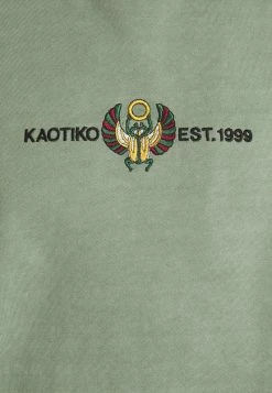 Kaotiko - Herren CREW WASHED BEETLE ARMY - Sweatjacke - Olive -Kaotiko || Fire And Glory Populaire Magasin 660cbab54a58444ba8808b5c66a7f283
